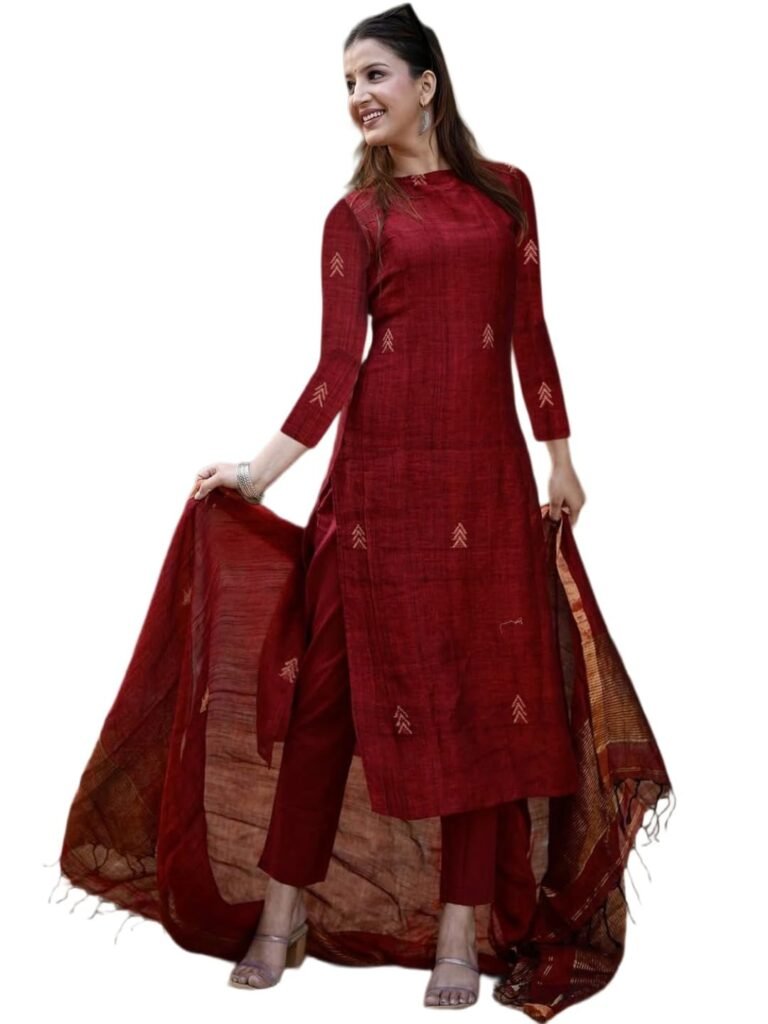 ANNI DESIGNER Women’s Viscose Straight Printed Kurta with Pant & Dupatta ANNI DESIGNER Women’s Viscose Straight Printed Kurta with Pant & Dupatta