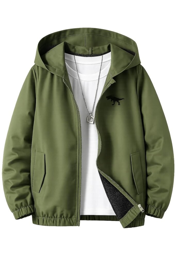 TAGAS Boys Hooded Jacket | Full Sleeve Front Zip Lightweight Casual Jacket with Pockets | Stylish Outdoor Wear for Kids & Teen Boys| Kids Boys & Girls Unisex Warm Full Sleeves Jacket TAGAS Boys Hooded Jacket | Full Sleeve Front Zip Lightweight Casual Jacket with Pockets | Stylish Outdoor Wear for Kids & Teen Boys| Kids Boys & Girls Unisex Warm Full Sleeves Jacket
