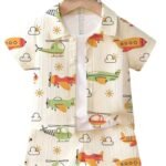 Stylish Boys Co-ord Dress Set | Printed Shirts and Shorts for Kids Clothes