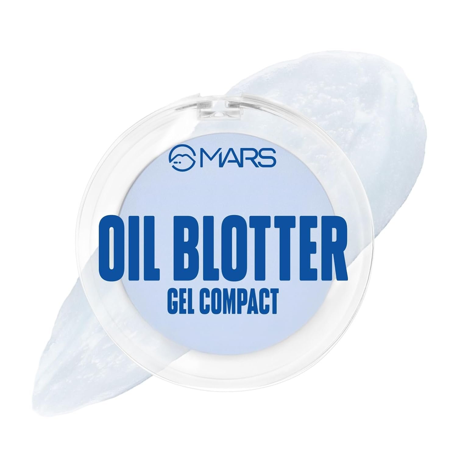 MARS Oil Blotter Gel Compact for Oily Skin with Puff Applicator | Instant Oil Control | Matte Finish Compact | Travel Friendly | For Summers, Weddings, Parties (5.5gm)