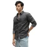 Urbano Fashion Men’s Regular Fit Full Sleeve Washed Denim Shirt