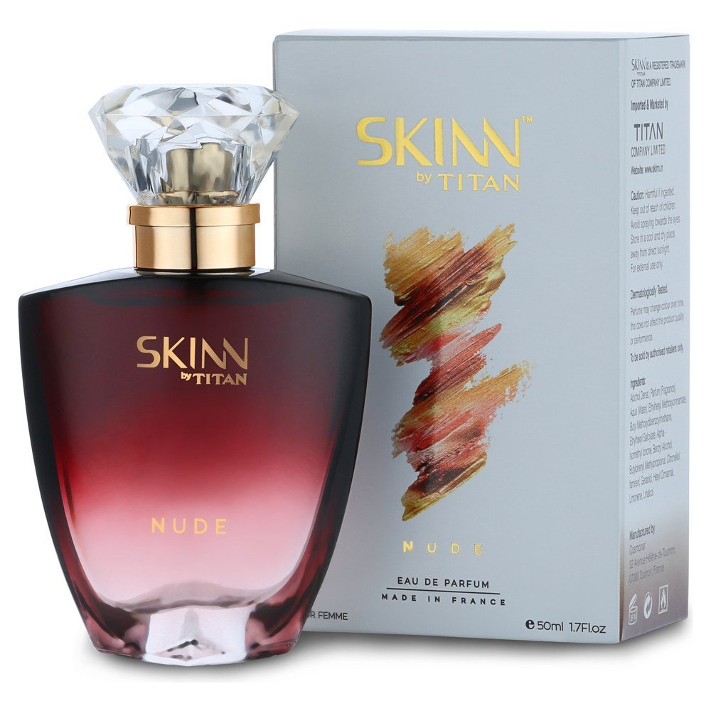 Skinn by Titan Nude Long Lasting Everyday Eau De Parfum for Women – 50 mL | Women’s Fragrance | For Daily Use | Premium Fragrance | Women’s Perfume | Gift for women