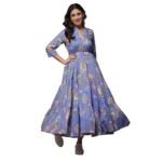 Biba Cotton Tiered Casual Printed Dress