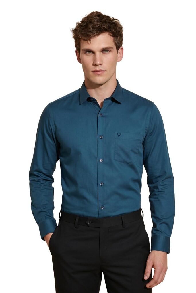 Allen Solly Men Shirt|Cotton|Regular Fit