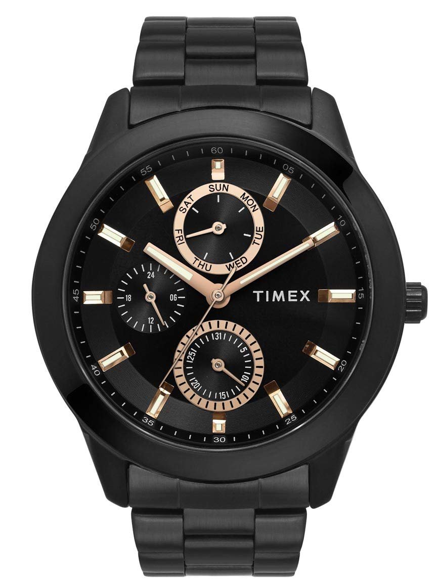 TIMEX Analog Watch for Men with Round Dial & Water Resistant Man’s Wrist Watches