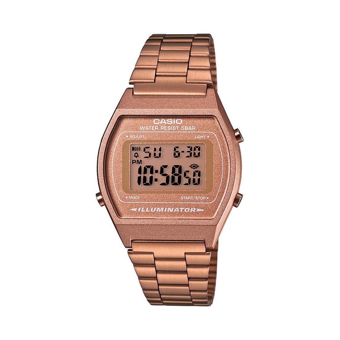 Casio Vintage Series Digital Rose Gold Dial Women’s Watch-B640WC-5ADF Casio Vintage Series Digital Rose Gold Dial Women’s Watch-B640WC-5ADF