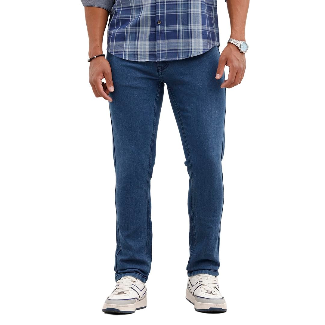 WROGN Men’s Slim Fit Jeans | Mid Rise | Jeans for Man