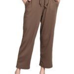 Alan Jones Clothing Women Relax Fit Ankle Length Trouser Jogger | Casual Lounge & Travel Wear