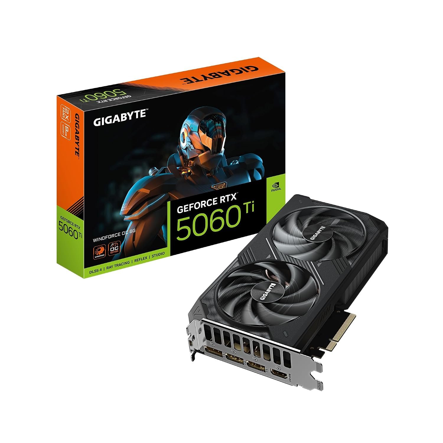 GIGABYTE GV-N506TWF2OC-8GD | GeForce RTX 5060 Ti WINDFORCE 2X OC 8GB GDDR6 Graphics Card GIGABYTE GV-N506TWF2OC-8GD | GeForce RTX 5060 Ti WINDFORCE 2X OC 8GB GDDR6 Graphics Card