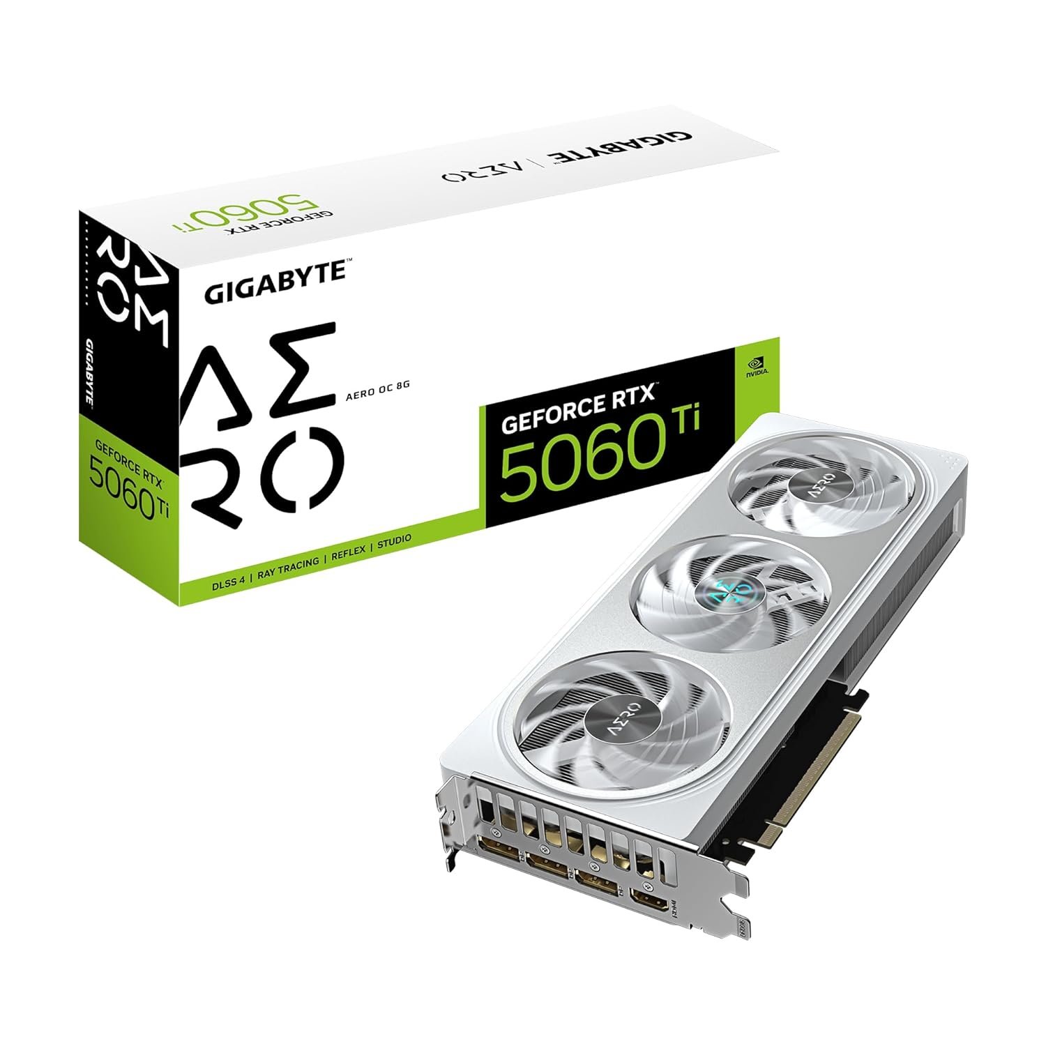 GIGABYTE GV-N506TAERO OC-8GD | GeForce RTX 5060 Ti AERO OC 8GB GDDR6 Graphics Card