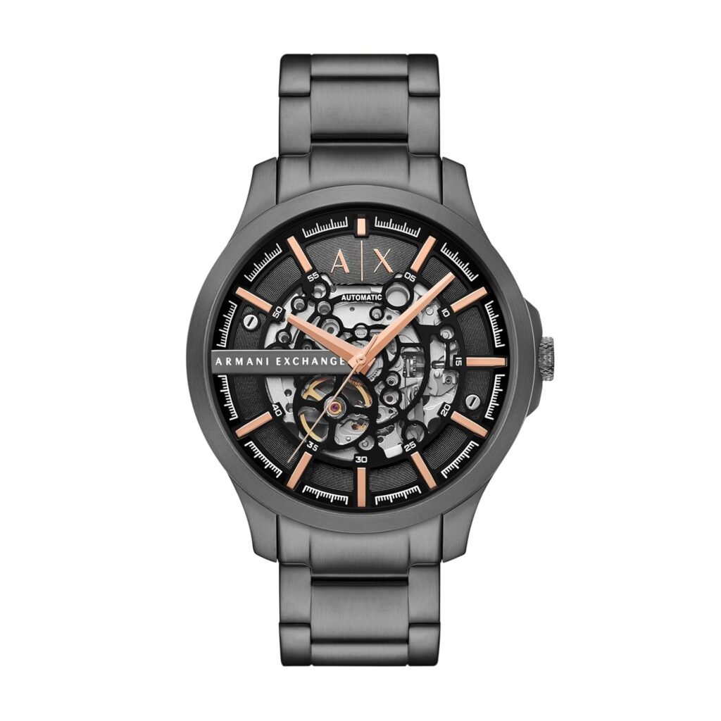 Armani Exchange A|X Automatic Watches for Men, Stainless Steel Watch