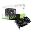 PNY GEFORCE RTX™ 5060 8GB Dual Fan DLSS 4 Gaming Graphics Card – VCG50608DFXPB1