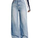 Nifty Women’s Denim Stretchable High Waist Baggy Jeans for Women
