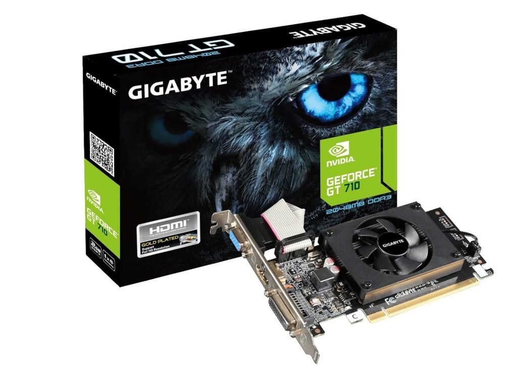 Gigabyte GeForce GV-N710D3-2GL 2GB PCI-Express Graphics Card (Black) Gigabyte GeForce GV-N710D3-2GL 2GB PCI-Express Graphics Card (Black)