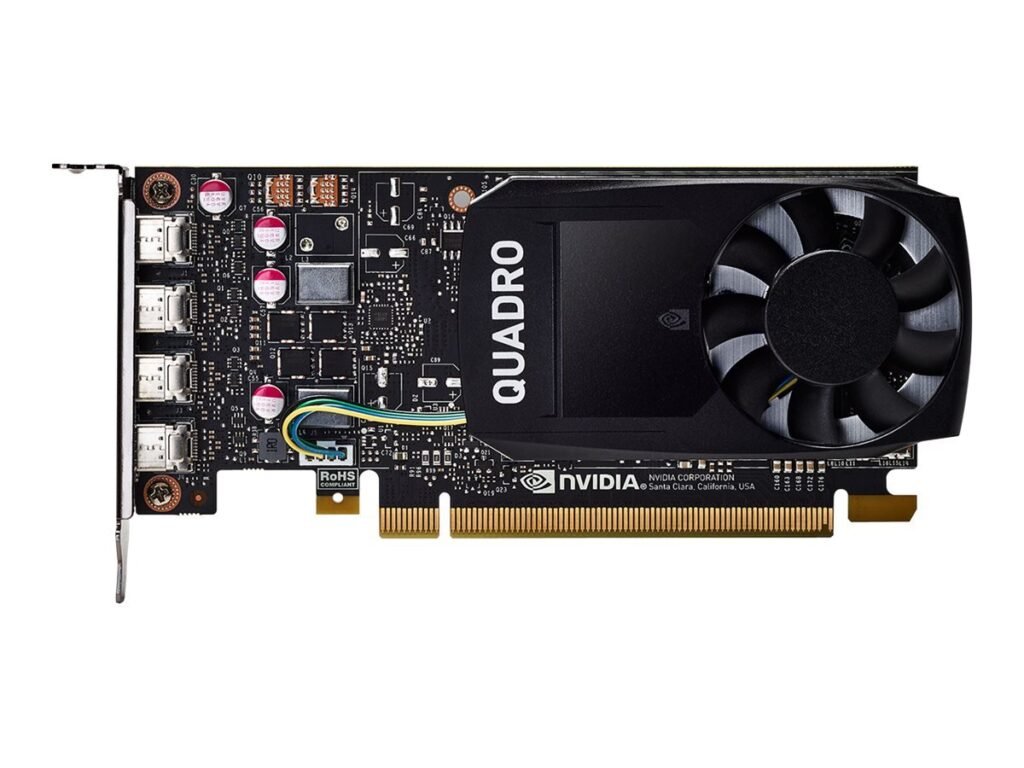 NVIDIA Quadro P1000 4GB GDDR5 128bit pci_e Express 3.0 x16 Graphics Card (VCQP1000-PB) NVIDIA Quadro P1000 4GB GDDR5 128bit pci_e Express 3.0 x16 Graphics Card (VCQP1000-PB)