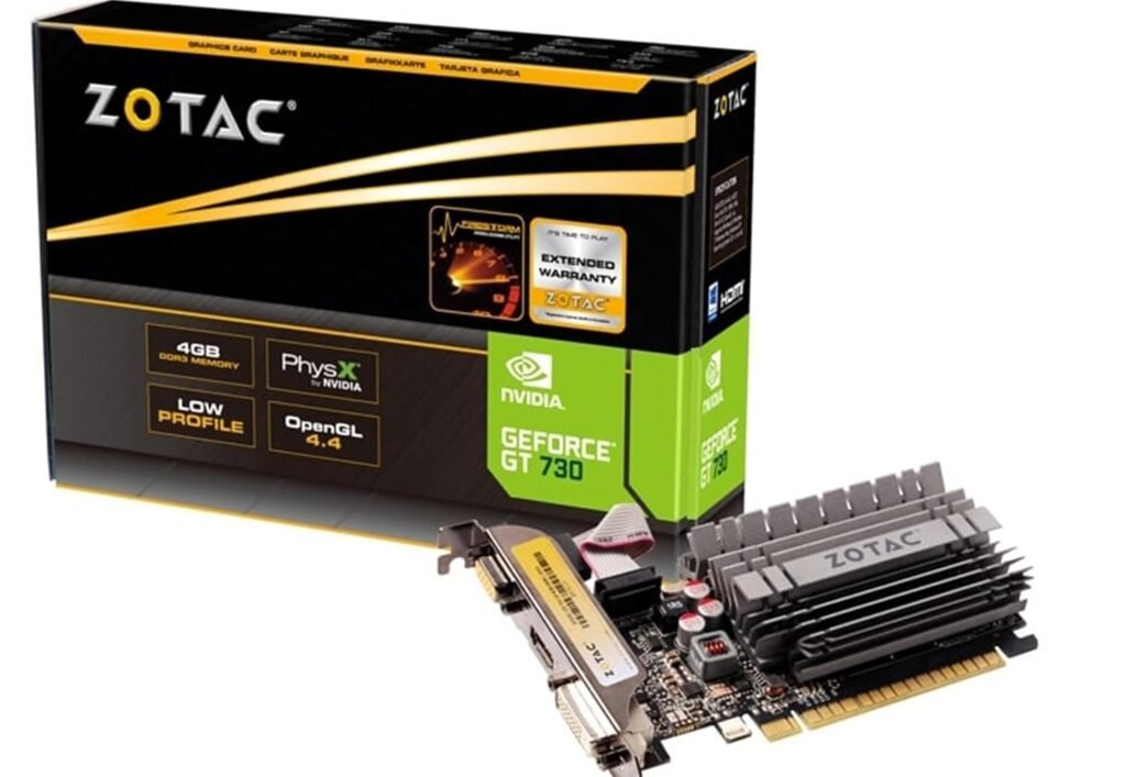 ZOTAC Gaming GeForce GT 730 DDR3 4GB 64bit PCIe Zone Edition Graphics Card with 5 Years Warranty (2 Years Warranty + 3 Years Extended Warranty)