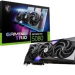 MSI GeForce RTX 5080 16G Gaming Trio OC Graphic Card – NVIDIA GeForce RTX 5080 GPU, 16GB GDDR7 256-bit Memory, 30 Gbps, PCI Express Gen 5 Interface, Upto 2700 MHz, TRI FROZR 4