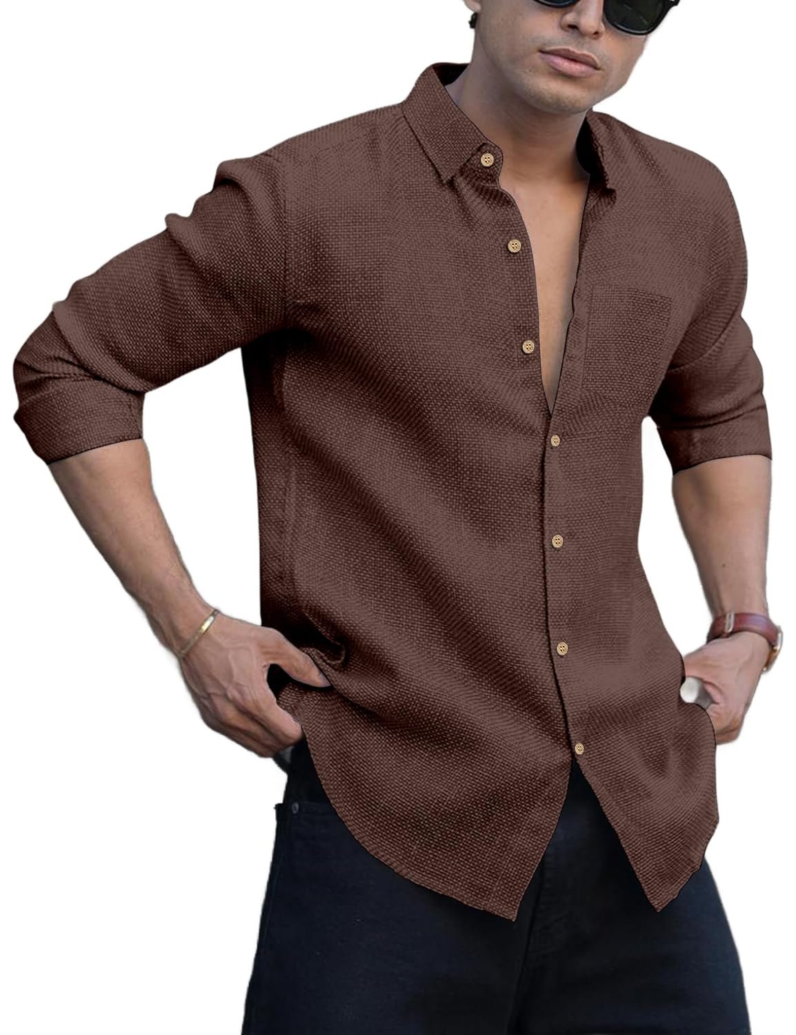 NexaFlair Men’s Shirt Regular Fit Solid Pattern Linen Cotton with Long Sleeve Collared Neck Standard Length and Button Down Closure Type | Mens Casual Shirts | Man’s Formal Shirts NexaFlair Men’s Shirt Regular Fit Solid Pattern Linen Cotton with Long Sleeve Collared Neck Standard Length and Button Down Closure Type | Mens Casual Shirts | Man’s Formal Shirts