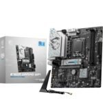 MSI B760M Gaming WiFi Motherboard, mATX – Supports Intel 14th, 13th & 12th Gen Core Processors, LGA 1700 – DDR5 Memory Boost 8000+MHz/OC, 1 x PCIe 4.0 x16, 2 x M.2 Gen4, 2.5G LAN, Wi-Fi 6E