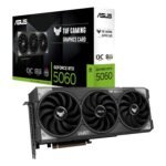 ASUS TUF Gaming GeForce RTX ™ 5060 8GB GDDR7 OC Edition Gaming Graphics Card (PCIe® 5.0, HDMI®/DP 2.1, 3.1-Slot, Military-Grade Components, Protective PCB Coating, axial-tech Fans)