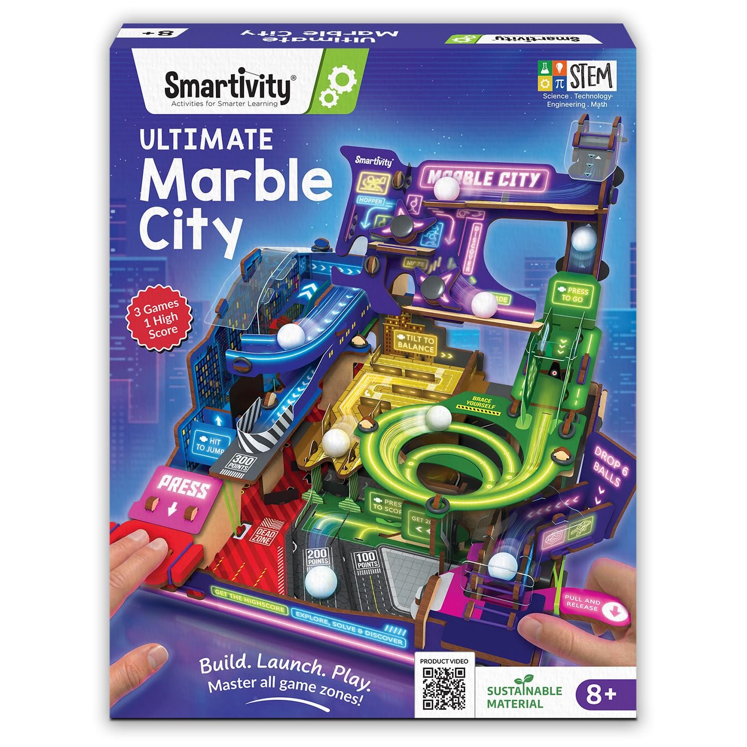 Smartivity Ultimate Marble City for Kids 8-14 Years