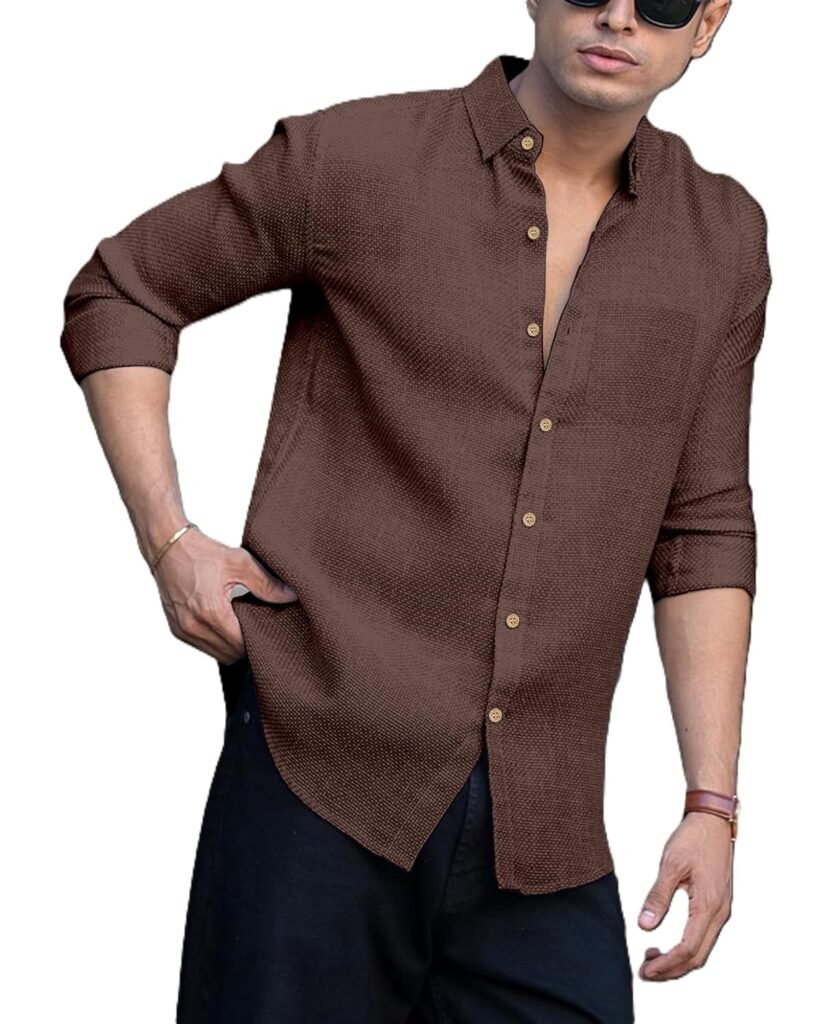 Men Linen Cotton Full Sleeve Shirt for man | Mens Casual Shirt |Shirts for Men Stylish | Men Shirts | Casual Business Party Festival Regular Fit Men Linen Cotton Full Sleeve Shirt for man | Mens Casual Shirt |Shirts for Men Stylish | Men Shirts | Casual Business Party Festival Regular Fit