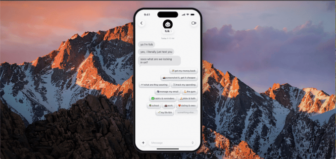 Folk-agent Here are the top AI agents that can live in your text messages 