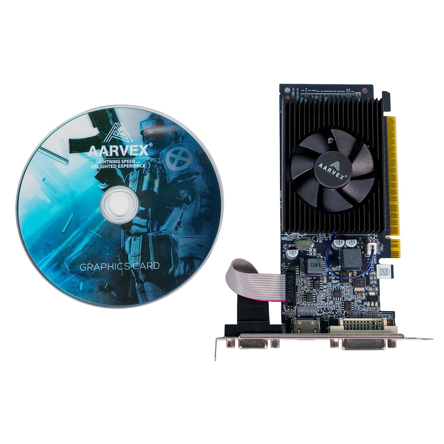 GT610-2GB-DDR3-64-Bit-PCI-Express-Graphics-Card-HDMI GT610 2GB DDR3 64-Bit PCI Express Graphics Card | HDMI, DVI & VGA | DirectX 11 | Low Profile GPU for Desktop PC | HD Video & Multi-Display Support