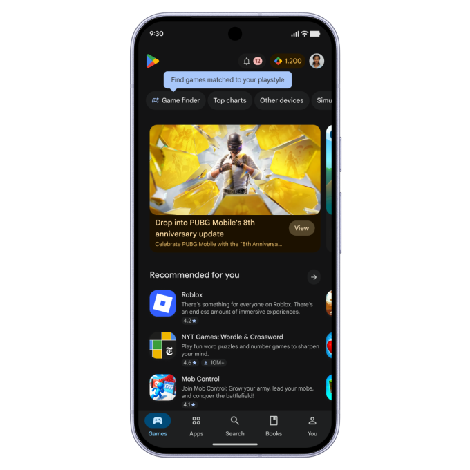 GameFinder_DISCOVERY_1X1_Static Google Play now supports private, vibe-coded apps built just for you