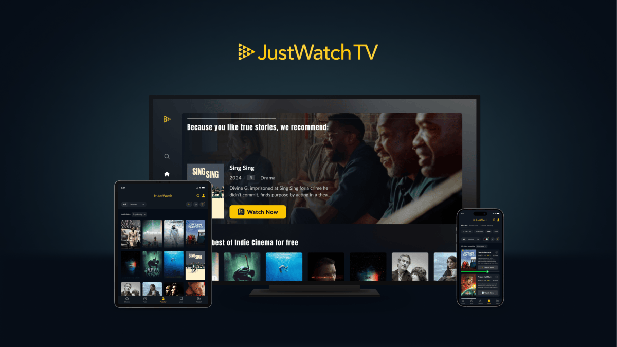 Streaming guide JustWatch becomes a streamer itself