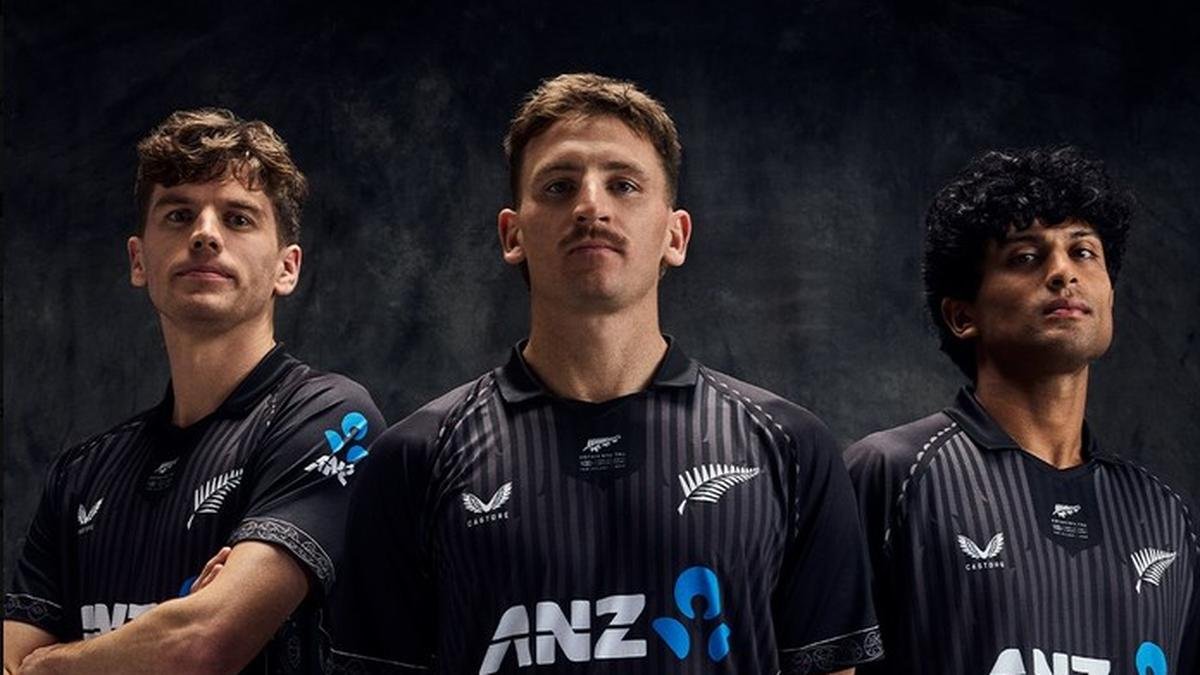 New Zealand unveils special jersey for India ODIs to mark 100 years of sporting ties New Zealand unveils special jersey for India ODIs to mark 100 years of sporting ties