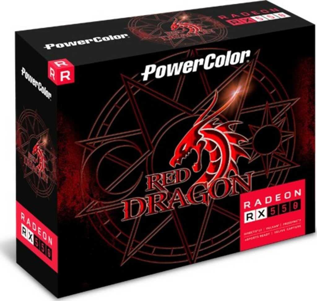 POWER-COLOR-Red-Dragon-AMD-RX-550-2GB-GDDR5-Graphics POWER COLOR Red Dragon AMD RX 550, 2GB GDDR5 Graphics Card