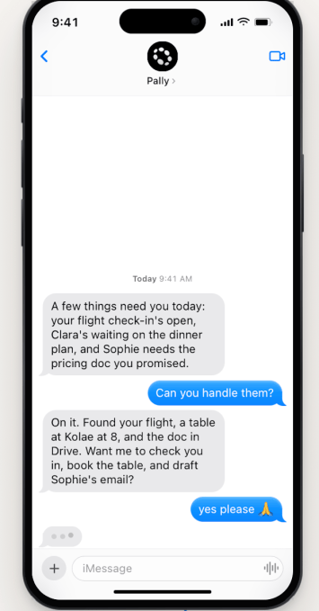 Pally-AI Here are the top AI agents that can live in your text messages 