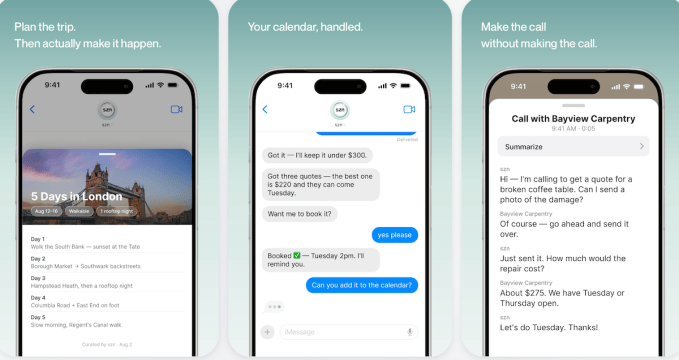 Szn Here are the top AI agents that can live in your text messages 