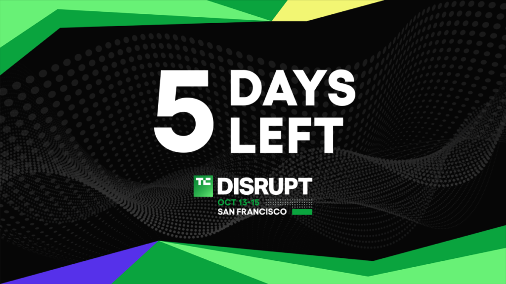 5 days to Disrupt 2026: Don’t pay more at the door for your pass