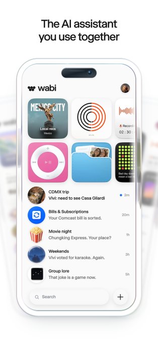 Wabi-a-new-kind-of-personal-AI-assistant Wabi, the AI agent that builds mini apps, now valued at $1.25B after latest round