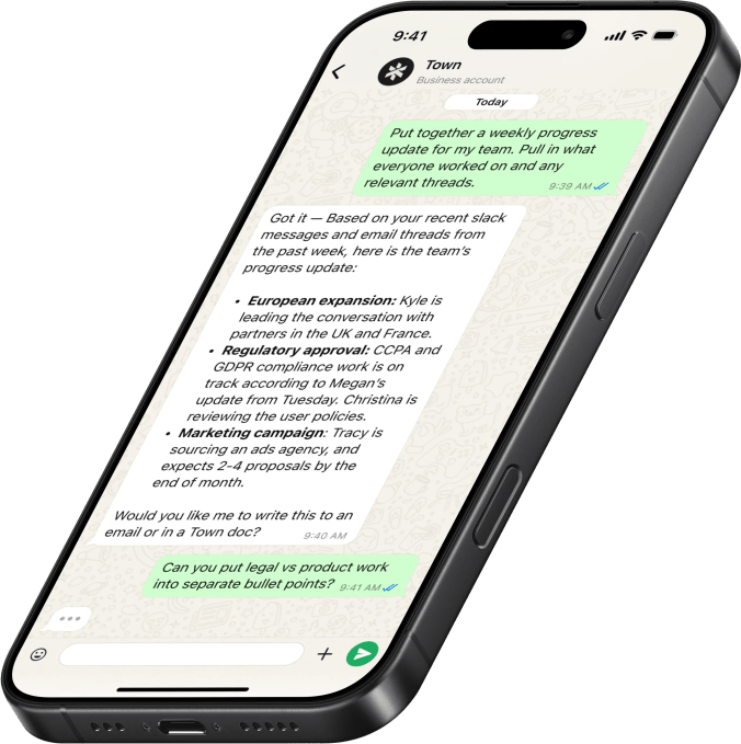 Whatsapp-hero-town Here are the top AI agents that can live in your text messages 