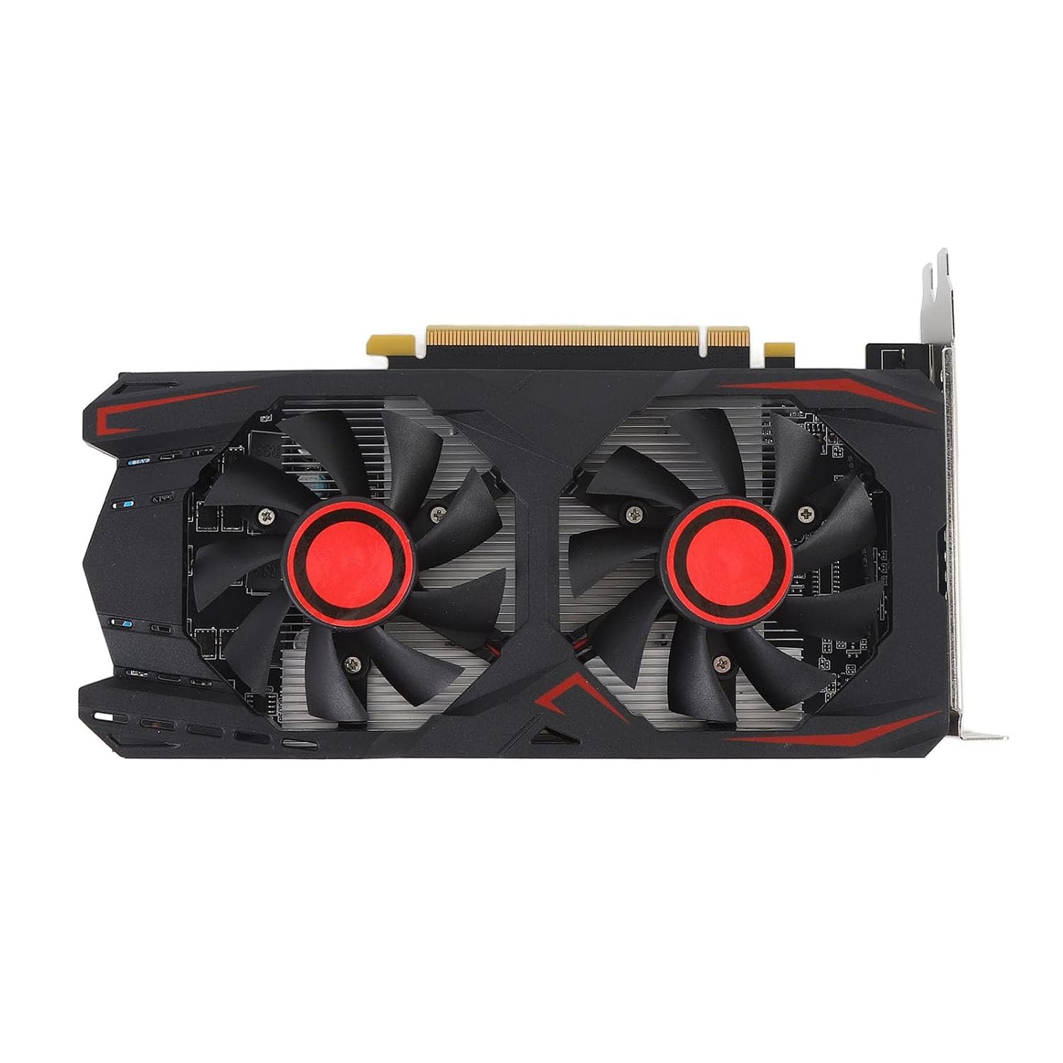 Zunate-6GB-GDDR5-Graphics-Card-with-Dual-Fan-Cooling-PCI Zunate 6GB GDDR5 Graphics Card with Dual Fan Cooling, PCI Express 2.0 16X Gaming Video Card, 192Bit, HD Multimedia Interface, DVI VGA Ports, for PC and Linux