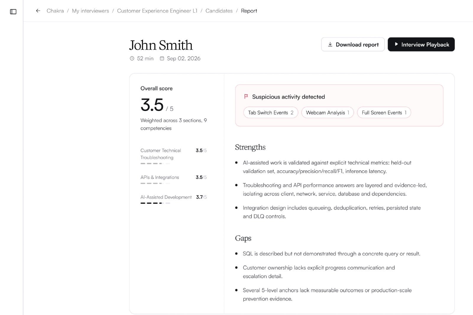 hackerrank-chakra-assessment HackerRank's AI interviewer offers a glimpse into what job interviews could become