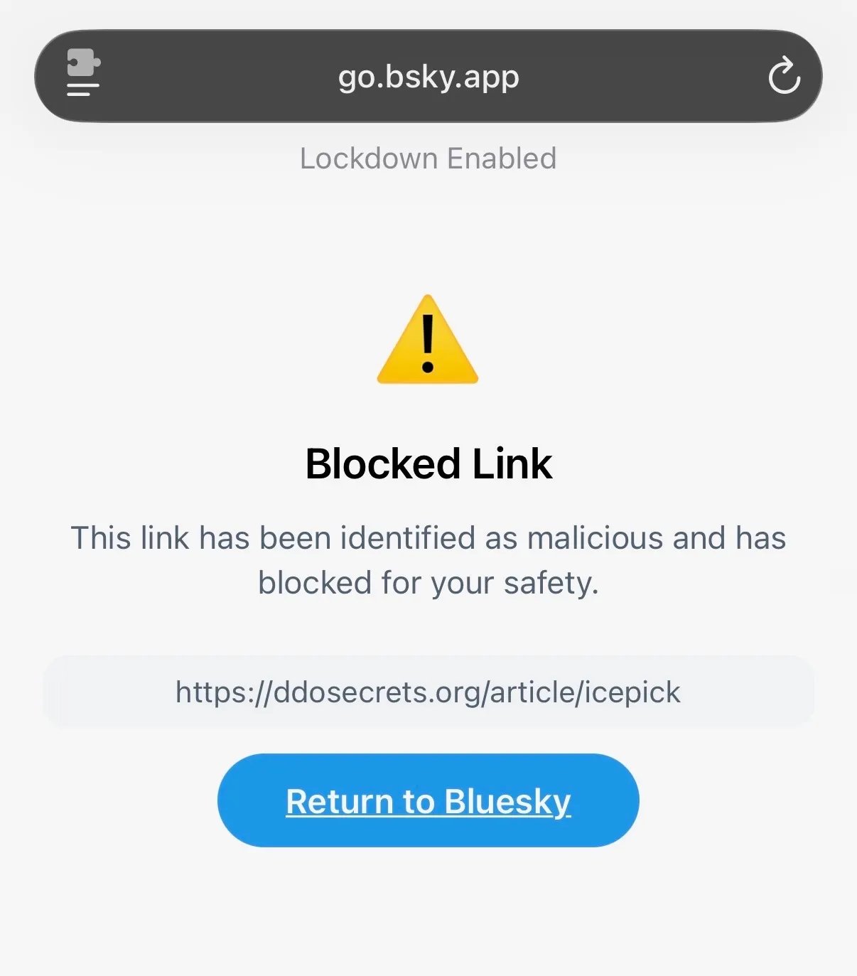 ice-pick-bluesky-block Bluesky blocks links to leaked DHS employee data as government seeks takedowns