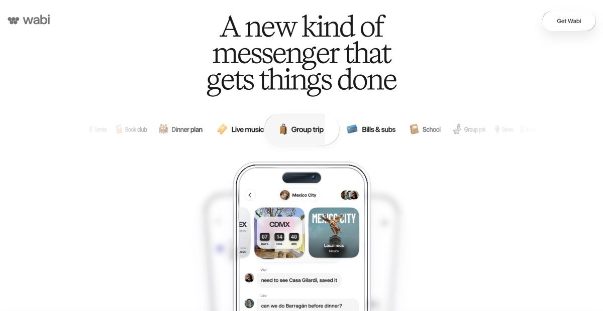 Wabi, the AI agent that builds mini apps, now valued at .25B after latest round Wabi, the AI agent that builds mini apps, now valued at .25B after latest round